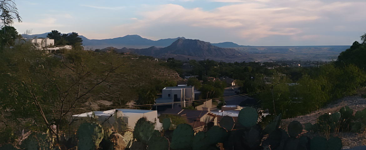 El Paso, TX from the north west